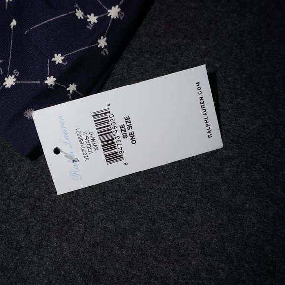 NWT Ralph Lauren Layette Hat Baby Boy Cotton  O/S navy blue constellations stars - Picture 2 of 4